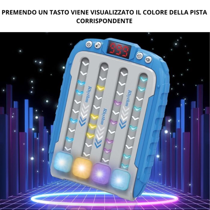 Gioco Educativo Interattivo con Luci e Musica | Rhythm Game Giocattolo Età 3+