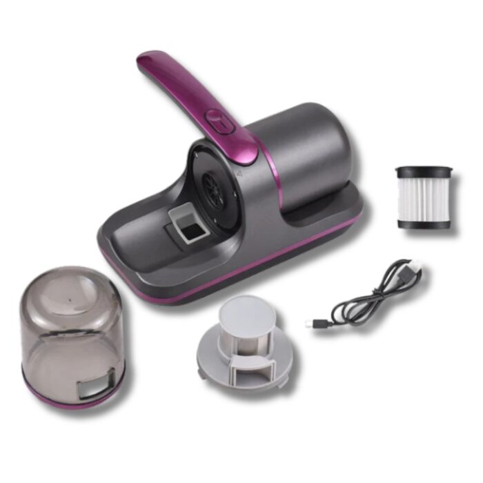 Aspirapolvere Senza Fili Manuale 100W | Aspiramaterassi Portatile per Divani, Letti, Tappeti USB