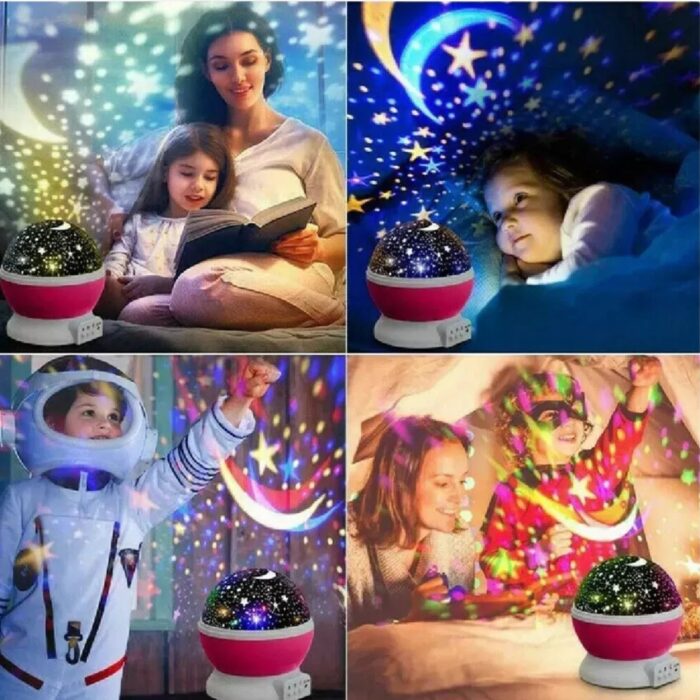 Proiettore Cielo Stellato e Galassia USB | Lampada LED Notturna Rotante per Bambini e Ragazzi