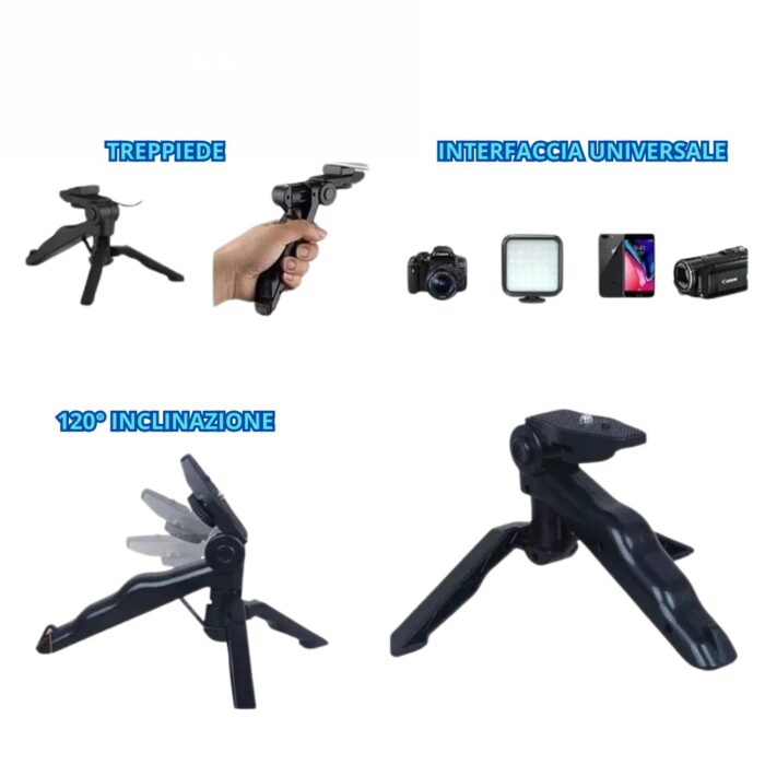 Kit Videomaking per Smartphone con Treppiede | Luce LED e Microfono per i tuoi Video Professionali