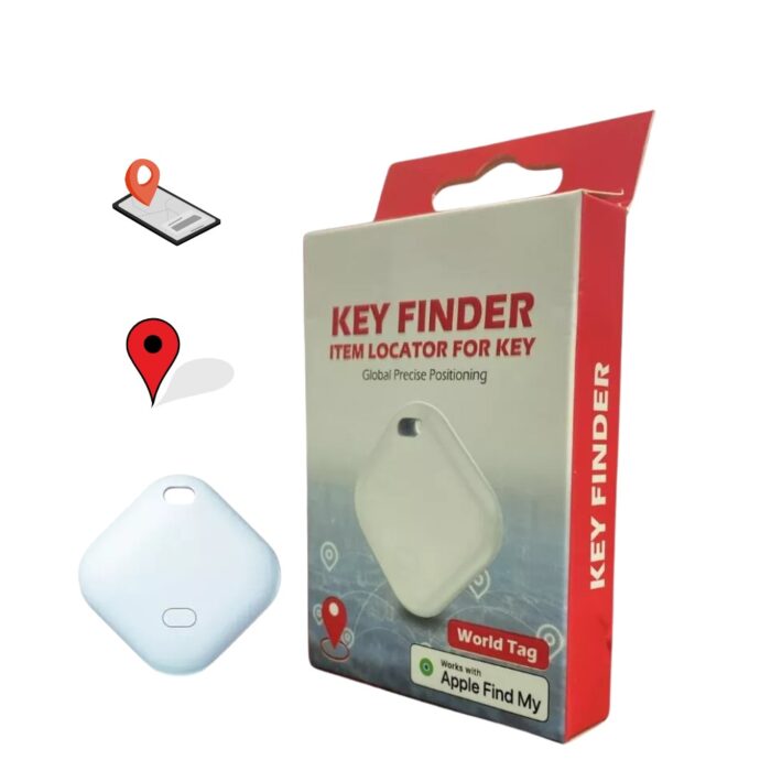 Mini Localizzatore GPS Bluetooth per IOS | Dispositivo di Localizzazione Tracker, Trova Oggetti, Animali, Bambini