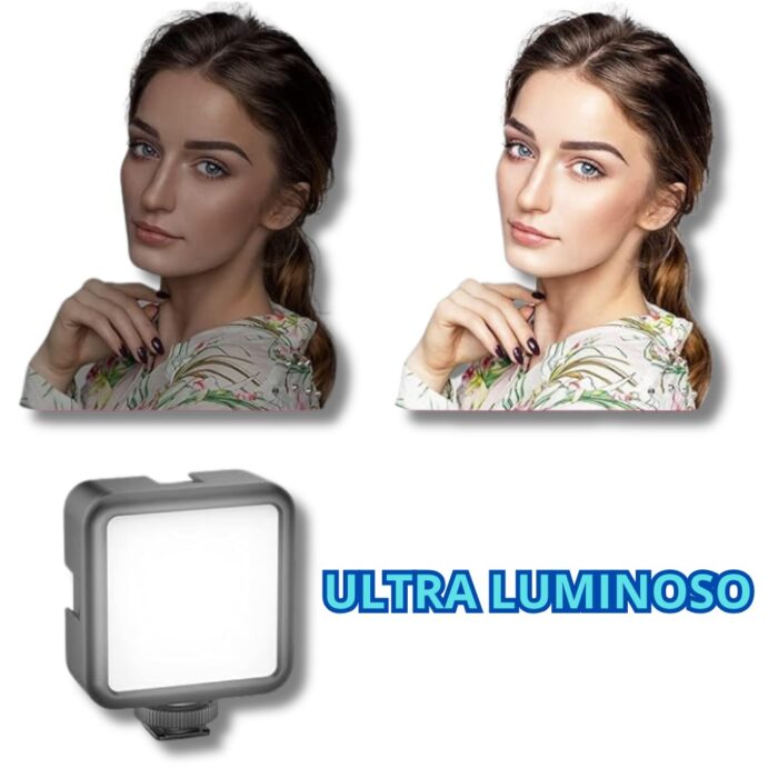 Kit Videomaking per Smartphone con Treppiede | Luce LED e Microfono per i tuoi Video Professionali