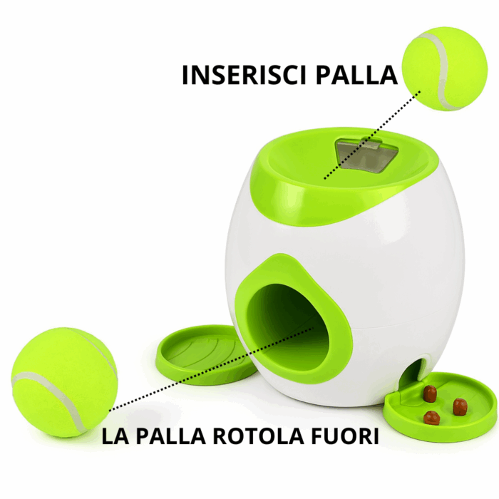 Giocattolo Interattivo per Cani 3 in 1 | Gioco Automatico per Addestramento con Palline