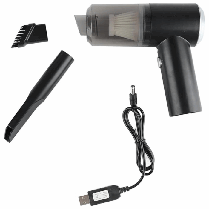 Aspirapolvere Portatile 120W Potente e Senza Fili per Auto e Casa