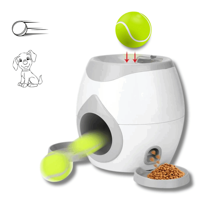Giocattolo Interattivo per Cani 3 in 1 | Gioco Automatico per Addestramento con Palline