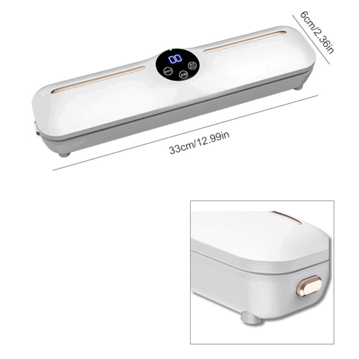 Macchina Sottovuoto per Alimenti 62KPa | Sigillatrice Automatica con Modalità Umido/Secco e LED