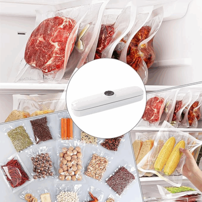Macchina Sottovuoto per Alimenti 62KPa | Sigillatrice Automatica con Modalità Umido/Secco e LED