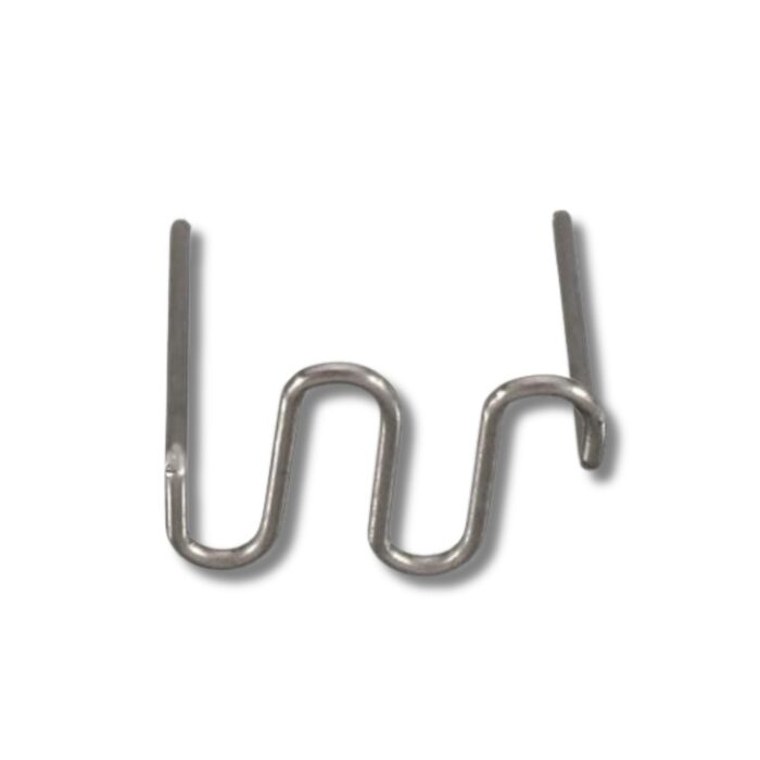 Kit 500 pz Graffette Punti Metallici per Pistola Saldatrice Plastica 0.8mm Riparazione Auto