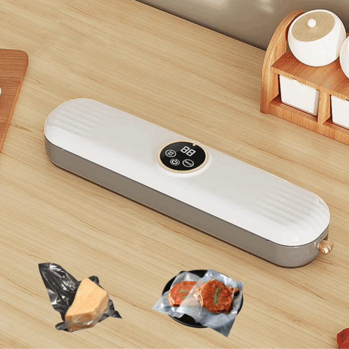 Macchina Sottovuoto per Alimenti 62KPa | Sigillatrice Automatica con Modalità Umido/Secco e LED