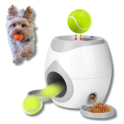 Giocattolo Interattivo per Cani 3 in 1 Gioco Automatico per Addestramento con Palline