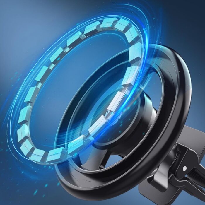 Supporto per Cellulare Magnetico Rotazione 360° | Porta Telefono per Presa Aria per Auto