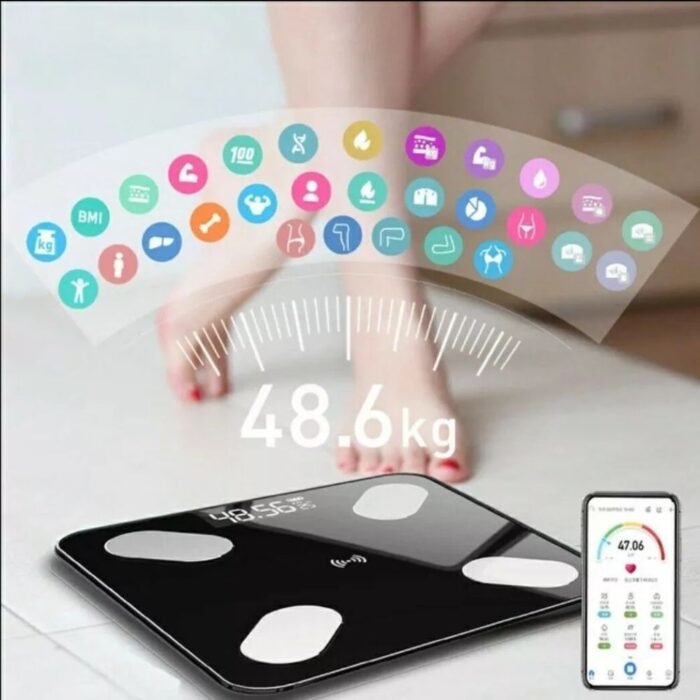 Bilancia Smart Digitale 180Kg Bluetooth | Grasso Corporeo e Composizione