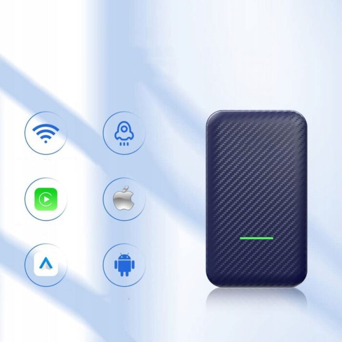 Adattatore CarPlay Wireless 4.0 | Trasforma CarPlay Cablato in Wireless per iPhone e Android Auto