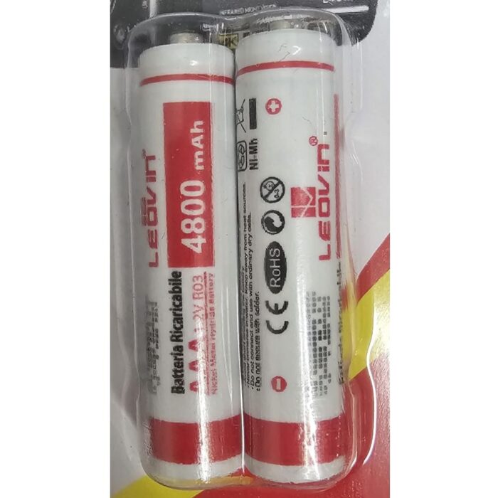 Caricabatterie Universale con 2 Pile AA 6800mAh + 2 AAA 4800mAh Inclusi