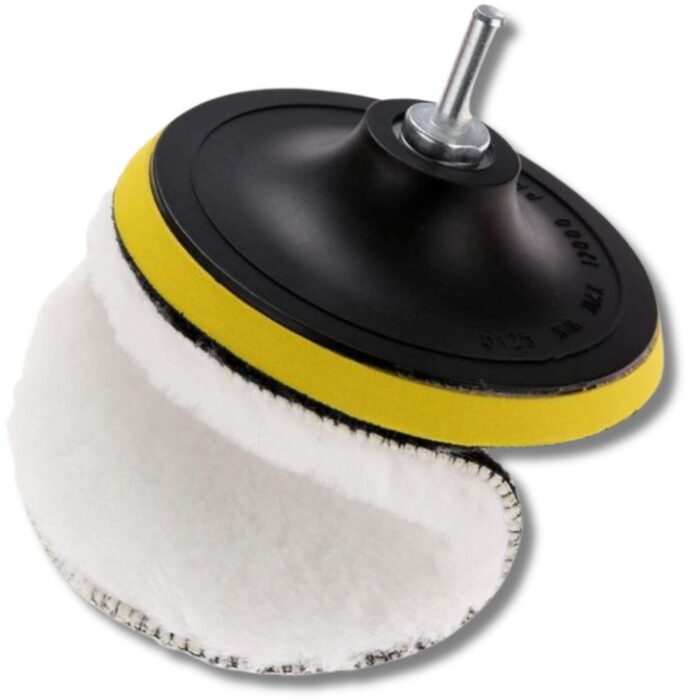 Ricambi Lucidatrice 6 Pezzi Diametro 8cm con Adattatore | Colori Assortiti
