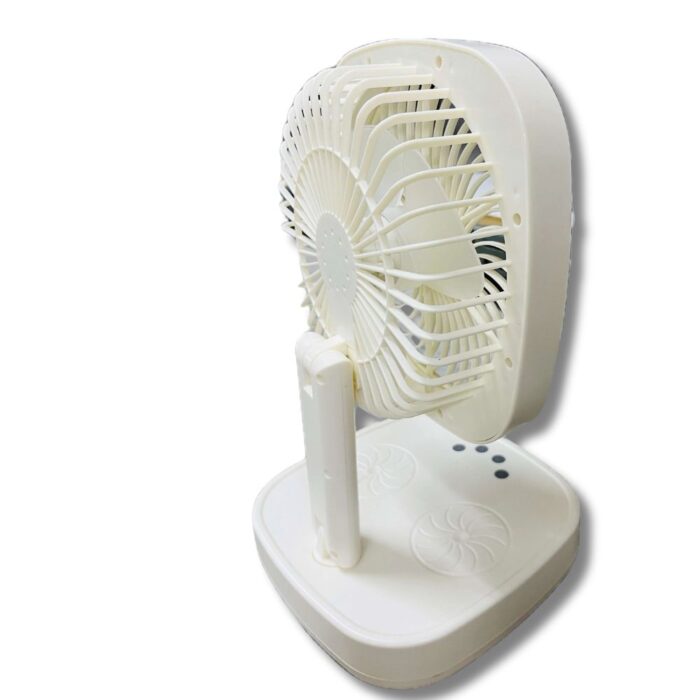 Ventilatore da Tavolo Ricaricabile 3 Velocità Pieghevole e Silenzioso