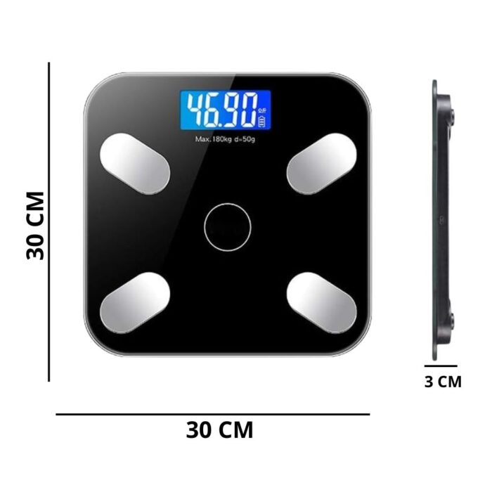 Bilancia Smart Digitale 180Kg Bluetooth | Grasso Corporeo e Composizione