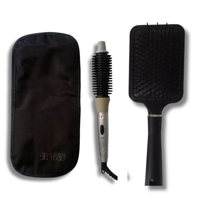 Spazzola Piastra Riscaldata 2 in 1 Fusion Styler | Multi-Styler Professionale per Capelli Perfetti