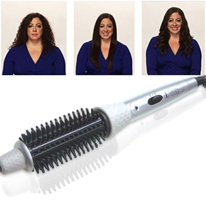 Spazzola Piastra Riscaldata 2 in 1 Fusion Styler | Multi-Styler Professionale per Capelli Perfetti