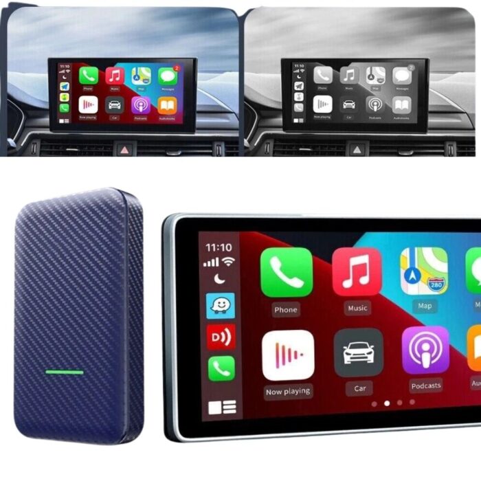 Adattatore CarPlay Wireless 4.0 | Trasforma CarPlay Cablato in Wireless per iPhone e Android Auto