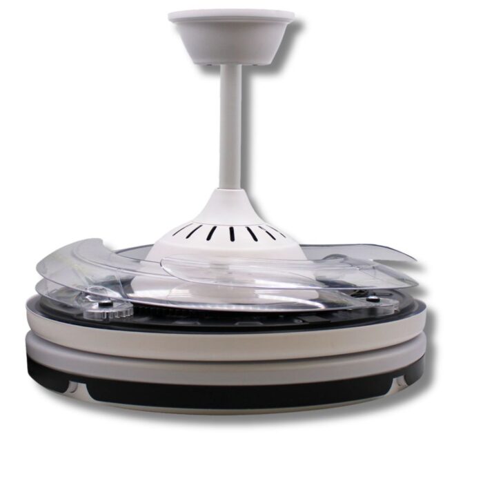 Ventilatore da Soffitto con Luce LED 200W | Lampadario con Pale e Luce Switch 3 Toni