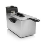Friggitrice Elettrica 3.2L 2000W | Cestello Rimovibile, Anti-Odore, Termostato Regolabile
