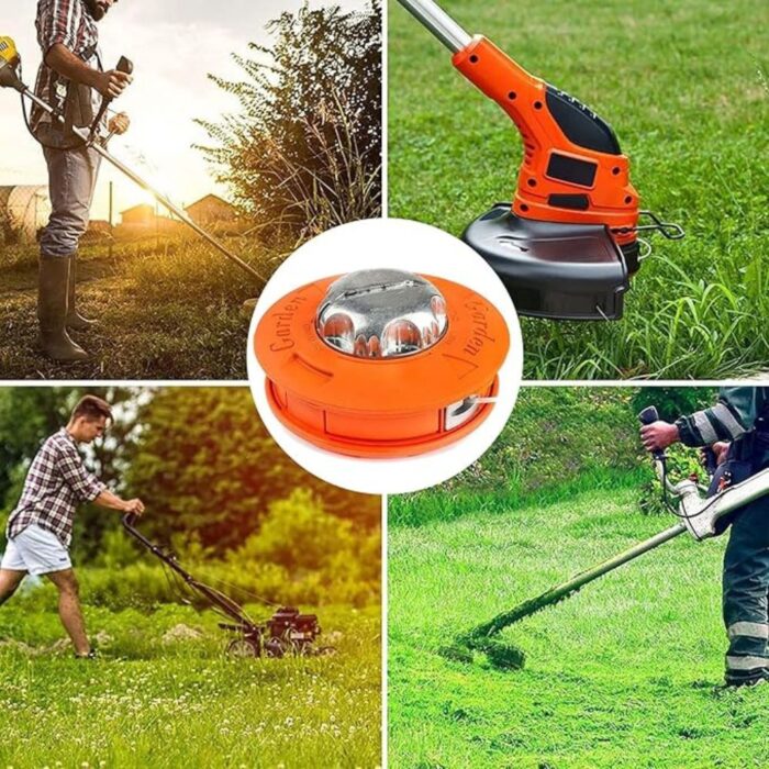 Testina Universale Filo Tagliaerba Batti e Vai Ricambio M10x1.5 per Albero Dritto
