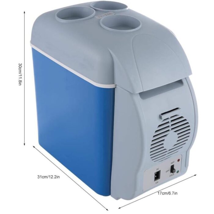 Frigo Portatile 7,5L per Auto e Campeggio 2 in 1 Caldo – Freddo 12V