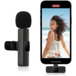 2 pz Microfono Lavalier Wireless Type-C 2 Microfoni Plug & Play con Riduzione Rumore