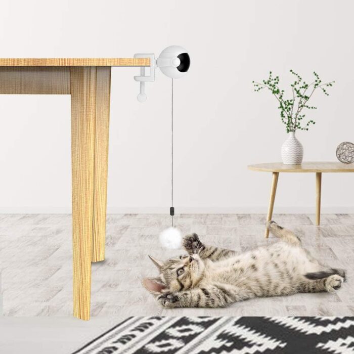 Giocattolo Interattivo per Gatti con Corda Automatica | Palla Elettrica Sollevamento Educativa